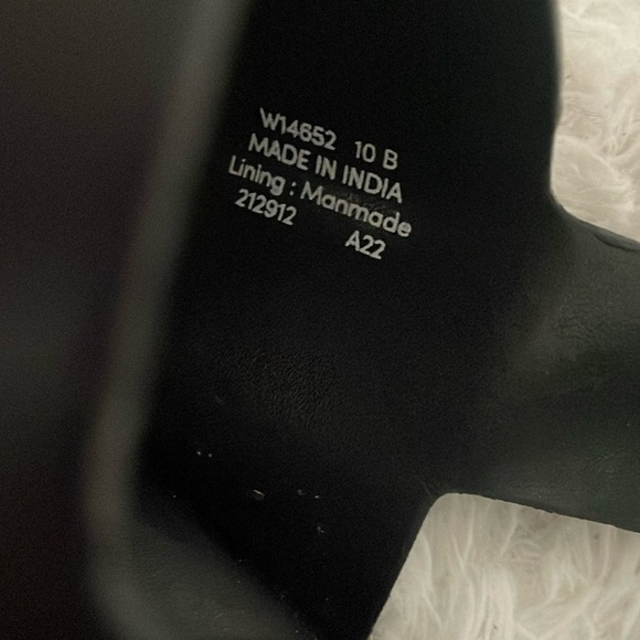 Cole Haan Black Sandals with Gold Accents - Picture 5 of 14